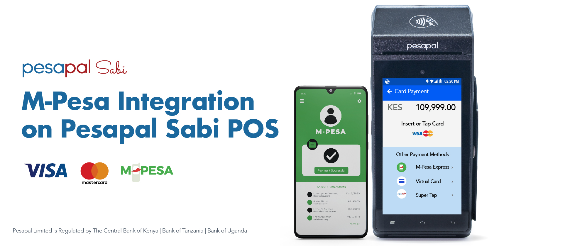 M-PESA Integration on Pesapal Sabi POS