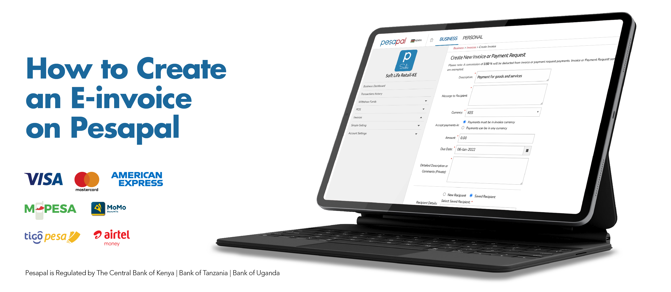 How to Create Pesapal E-invoice