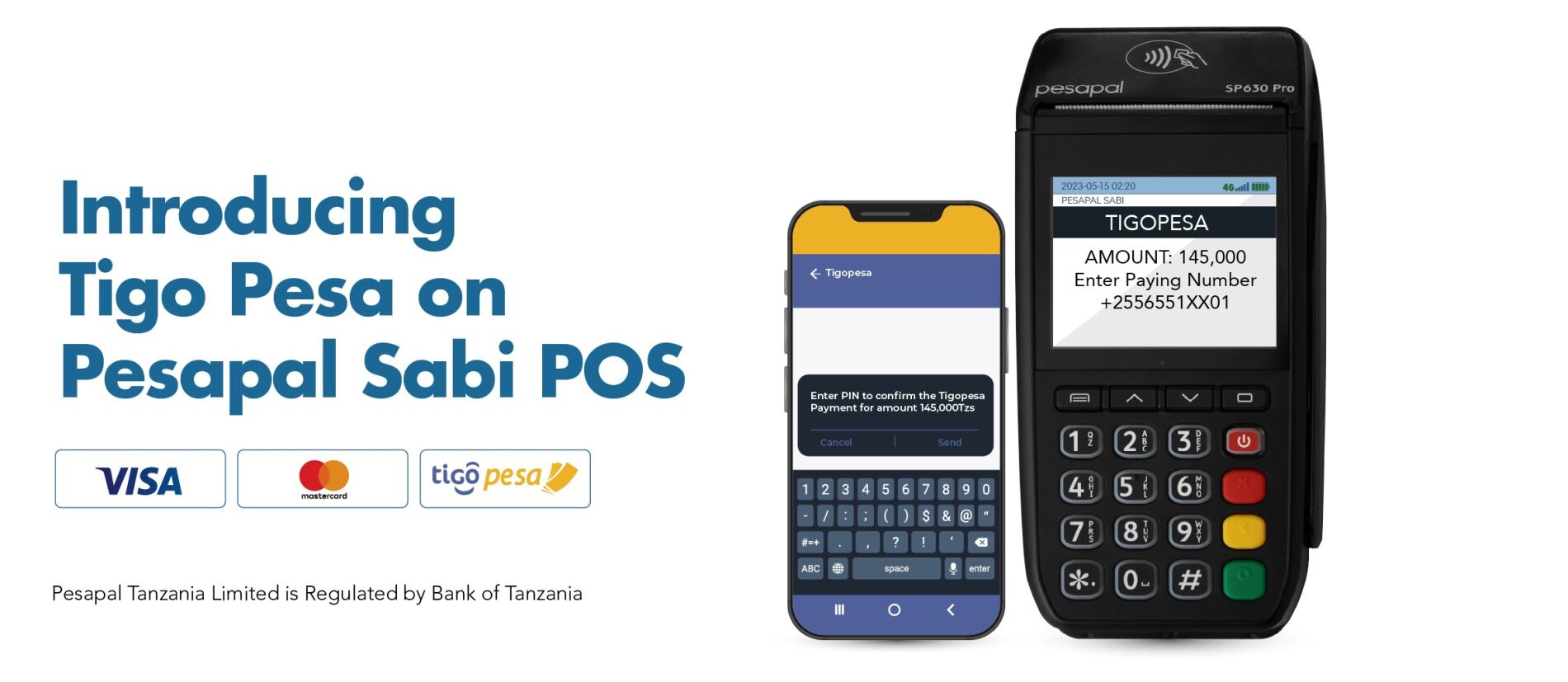 Tigo Pesa on Pesapal Sabi POS