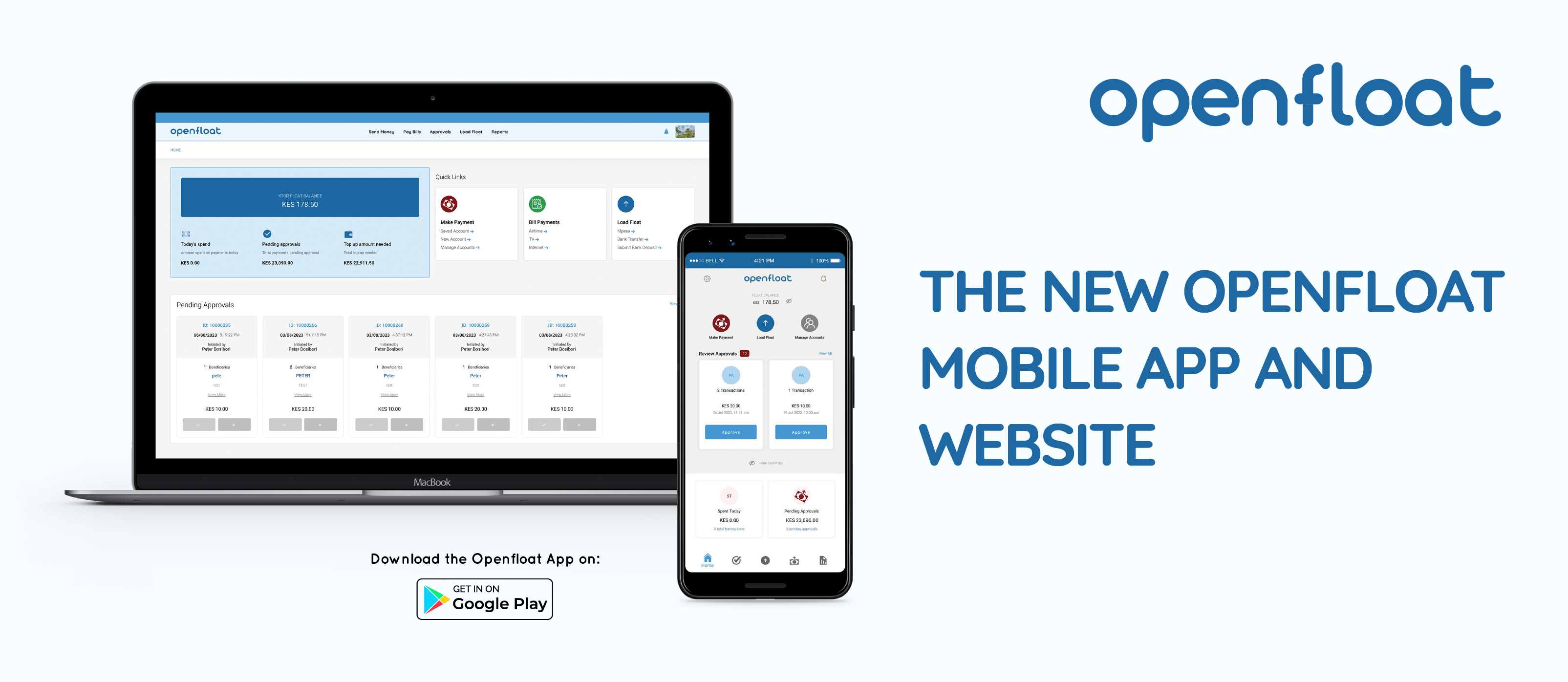 Introducing Openfloat's New Advanced Website and | Pesapal