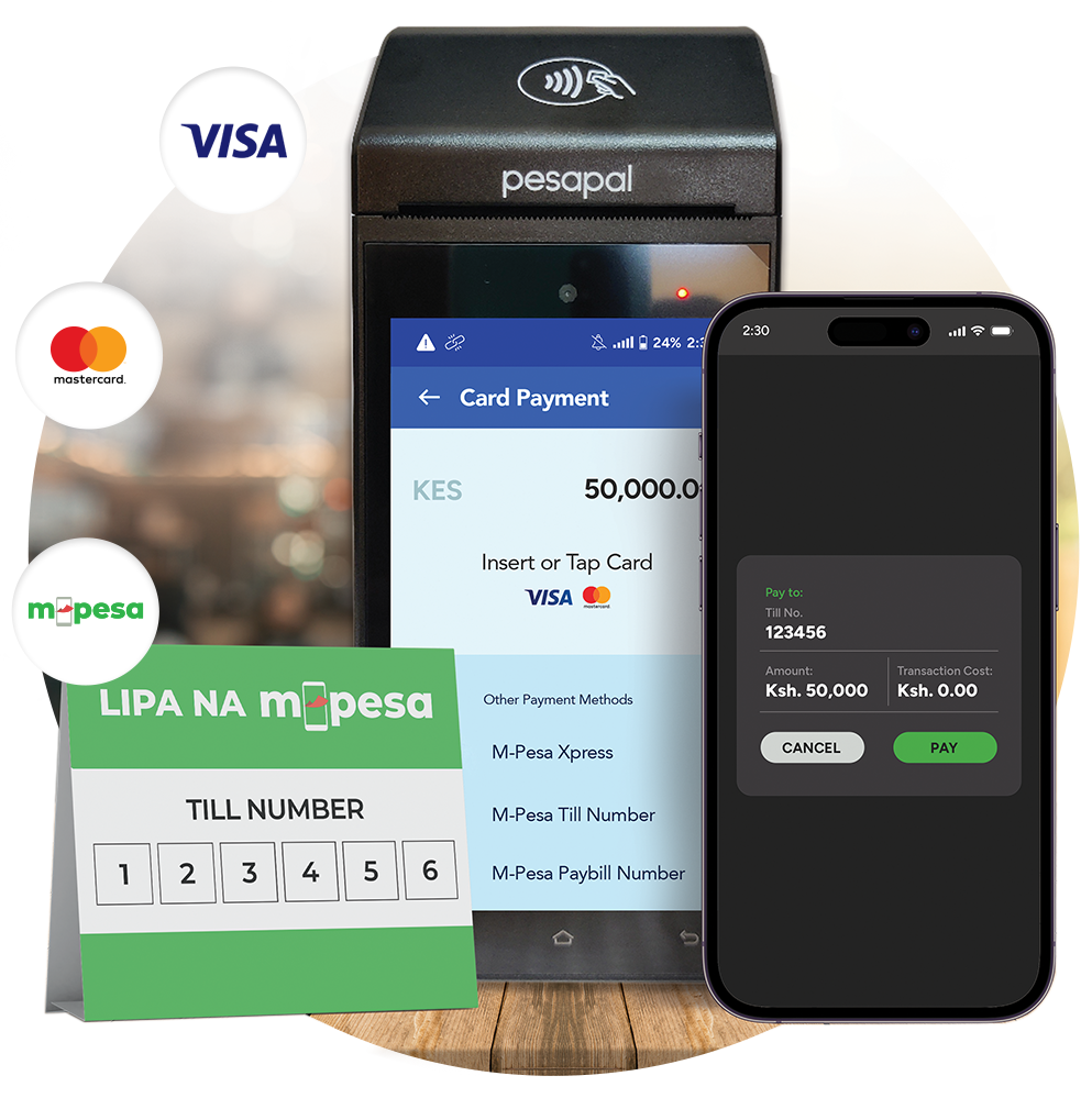Start Accepting M-Pesa and Card Payments