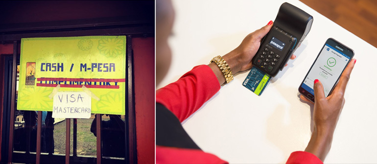 Pesapal Sabi POS Charging card during Koroga Festival, Nairobi