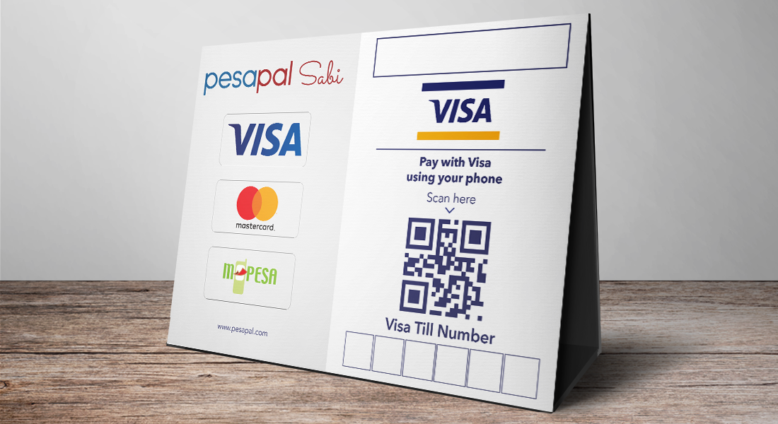 Visa on mobile at Pesapal Sabi POS