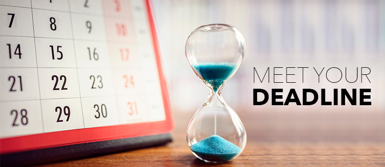 5 Reasons You Should Meet Deadlines In Business