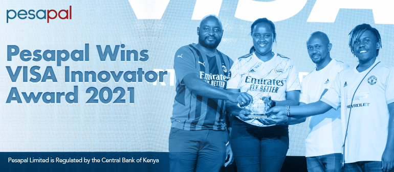 Pesapal Wins VISA Innovator Award 2021