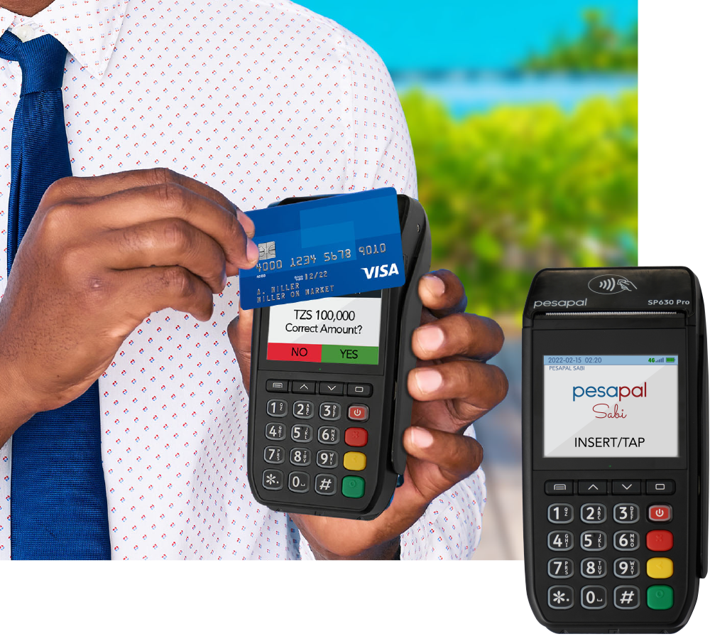 Sign Up Pesapal Sabi POS Machine - Tanzania